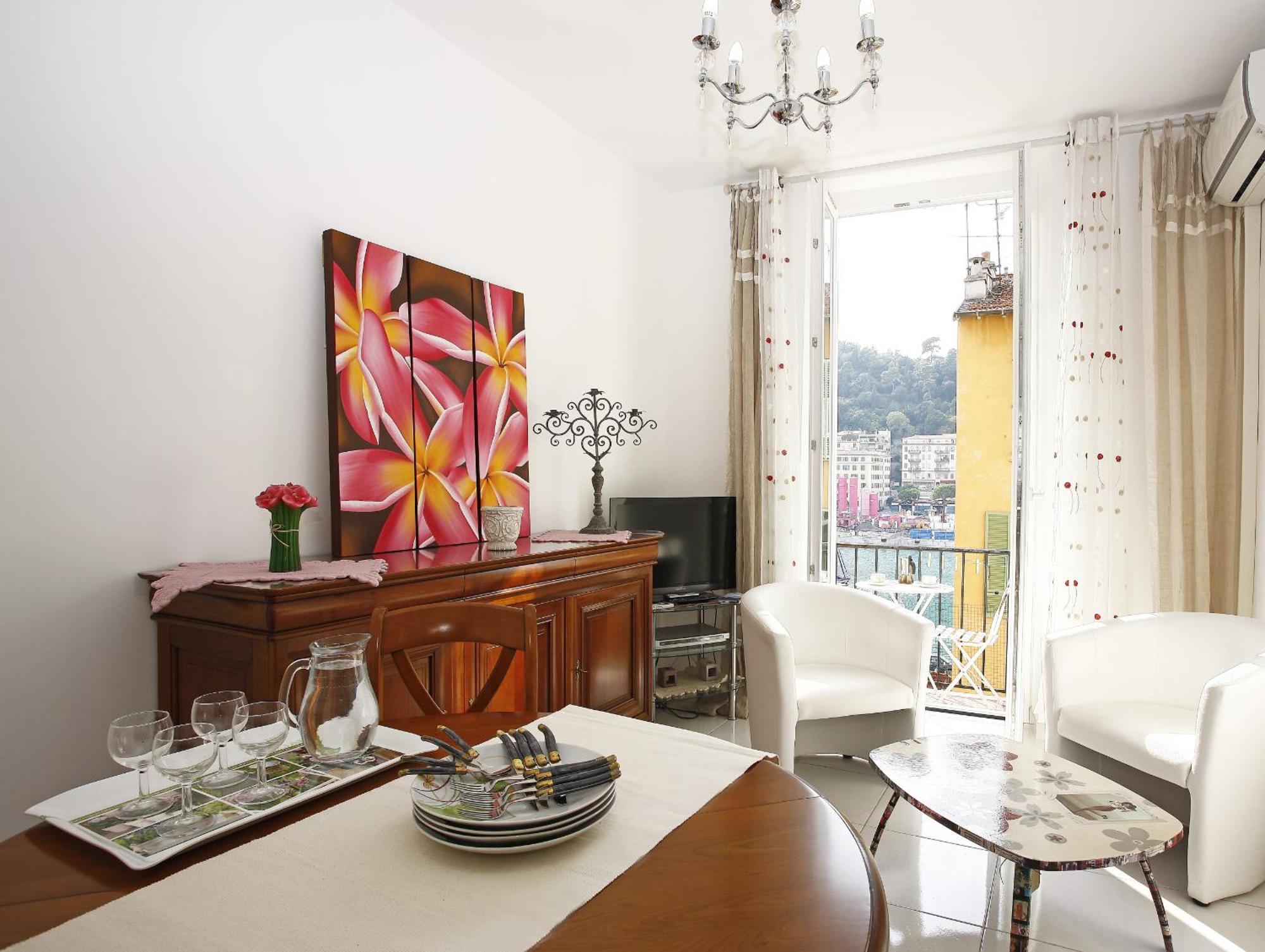 Aigue-Marine - Superbe Appartement Vue Mer 4 Personnes Au Port De Nizza Exterior foto